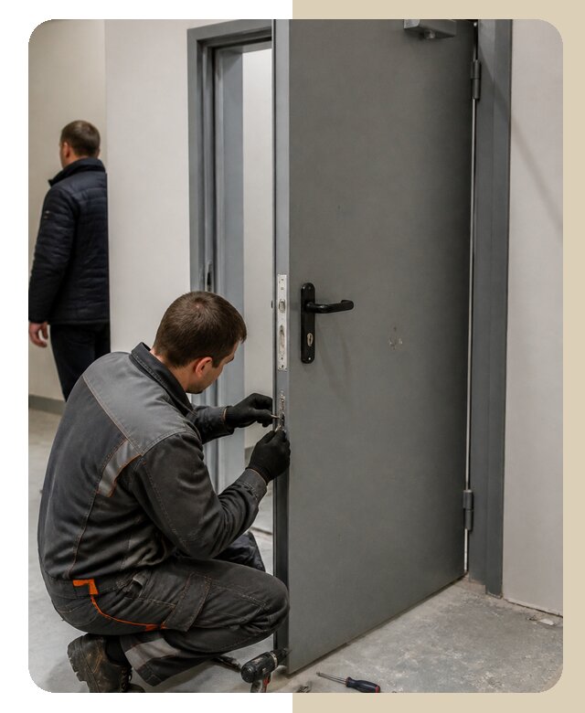 Ремонт противопожарной двери в Отрадном по цене 7066 р. | ДвериЛегко-Трд