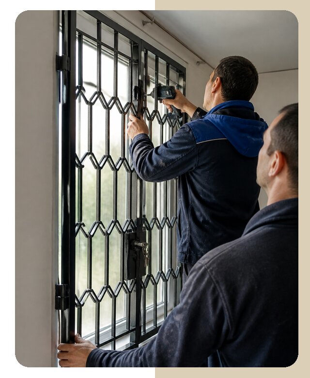 Установка распашных решеток в Отрадном цена от 7066 р. | ДвериЛегко-Трд